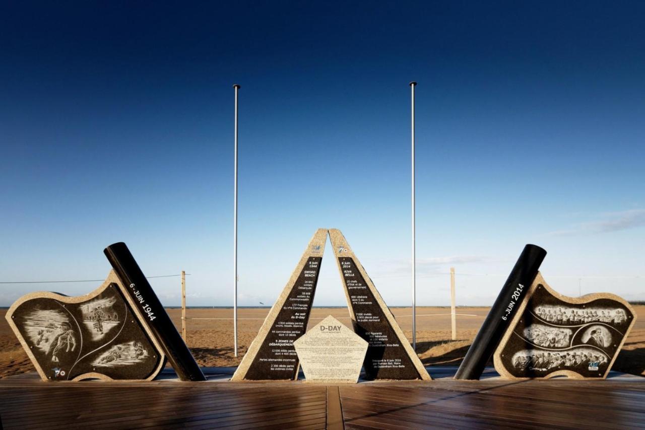 Le Luxe & Votre Vue Mer A Ouistreham Riva Bella Exteriér fotografie